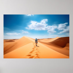 Desert Challenge Outdoors Adventure Ontdek Natuur Poster