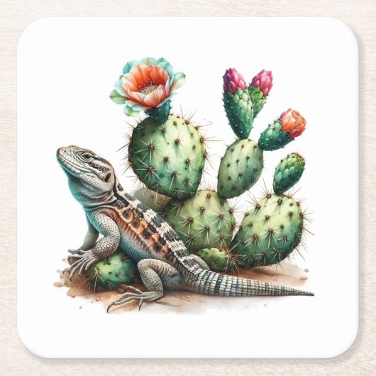 Desert Charm Kartonnen Onderzetters (Voorkant)