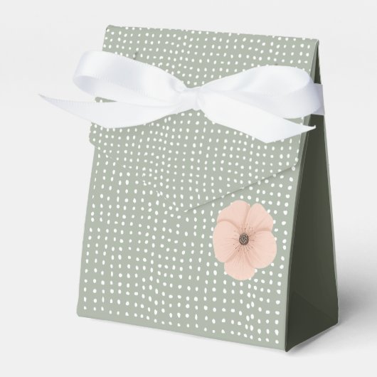 Desert Chic Baby shower Bedankdoosjes (Voorkant Zijde)