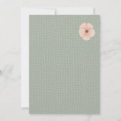 Desert Chic Baby shower Kaart (Achterkant)