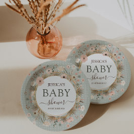 Desert Chic Baby shower Papieren Bordje