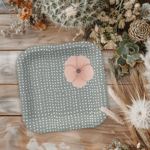 Desert Chic Baby shower Papieren Bordje