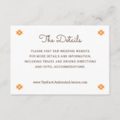 Desert Chic Sedona Details Kaart met QR Code (Voorkant)