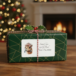 Desert Christmas Joy, op maat Etiket