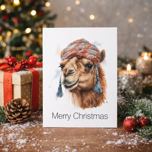 Desert Christmas Joy, op maat Feestdagenkaart