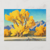 Desert Cottonwoods, Arizona by Maynard Dixon Briefkaart (Voorkant)