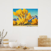 Desert Cottonwoods, Arizona by Maynard Dixon Poster (Keuken)