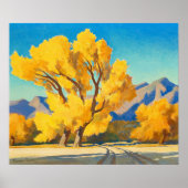 Desert Cottonwoods, Arizona by Maynard Dixon Poster (Voorkant)