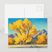 Desert Cottonwoods, Arizona by Maynard Dixon Uitnodiging Briefkaart (Voorkant / Achterkant)