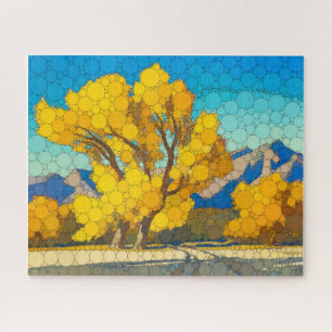 Desert Cottonwoods van After Maynard Dixon Legpuzzel