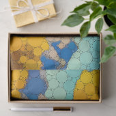 Desert Cottonwoods van After Maynard Dixon Tissuepapier (Geschenk)