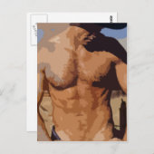 Desert Cowboy Briefkaart (Voorkant / Achterkant)