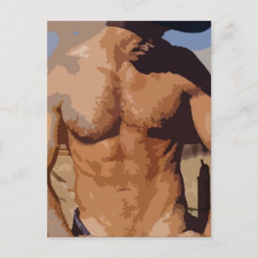 Desert Cowboy Briefkaart (Voorkant)