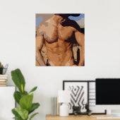 Desert Cowboy Poster (Thuiskantoor)