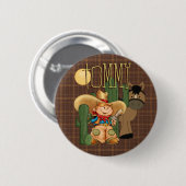 Desert Cowboy Ronde Button 5,7 Cm (Voorkant /achterkant)