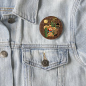 Desert Cowboy Ronde Button 5,7 Cm (In situ)