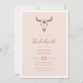 Desert Cowgirl Bachelorette Party uitnodiging