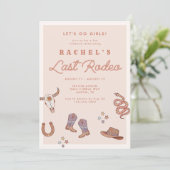 Desert Cowgirl Bachelorette Weekend Kaart (Staand voorkant)