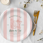 Desert Cowgirl Country Club | vrijgezellen Papieren Bordje<br><div class="desc">Pure magie in overvloed met dit palet geaard in cactus - en woestijn - geïnspireerde tinten. Trendy lijnkunst en moderne lettertypen maken dit het perfecte collectie voor boho desert grote dag! Heldere roze, groene en blauwe tinten zijn de naam van dit preppy spel. Voeg uw aangepaste formulering toe aan dit...</div>