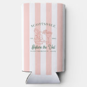 Desert Cowgirl Country Club | vrijgezellen Seltzer Blikjeskoeler (Achterkant)