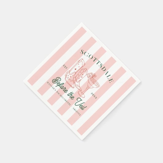 Desert Cowgirl Country Club | vrijgezellen Servet (Hoek)