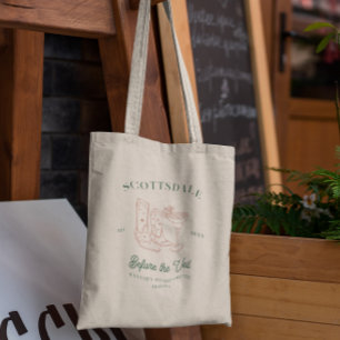 Desert Cowgirl Country Club vrijgezellen Tote Bag