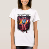 Desert Cowgirl en de Tall Cactus T-shirt (Voorkant)