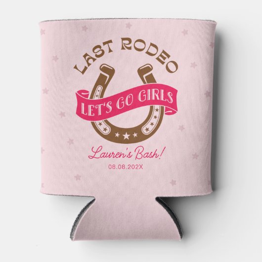 Desert Cowgirl Laatste Rodeo Bachelorette Party Blikjeskoeler (Voorkant)