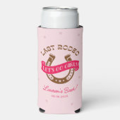 Desert Cowgirl Laatste Rodeo Bachelorette Party Seltzer Blikjeskoeler (Seltzer Voorkant)