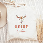 Desert Cowgirl Laatste Rodeo Bride Tote Bag<br><div class="desc">Een leuk cowgirl ontwerp met bruine en beige kleuren</div>