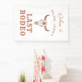 Desert Cowgirl Laatste Rodeo Welkom Spandoek (Insitu)