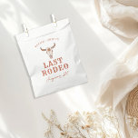 Desert Cowgirl Last Rodeo Bedankzakje<br><div class="desc">Een leuk cowgirl ontwerp met bruine en beige kleuren</div>