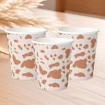 Desert Cowgirl Last Rodeo Papieren Bekers<br><div class="desc">Een leuk cowgirl ontwerp met bruine en beige kleuren</div>