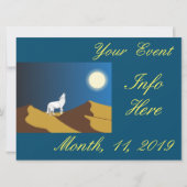 Desert Coyote Howling Full Moon Thunder_Cove (Voorkant)