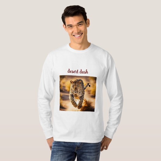 Desert Dash Mannen T-shirt (Voorkant volledig)