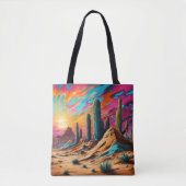 Desert Dawn Tote Bag (Voorkant)
