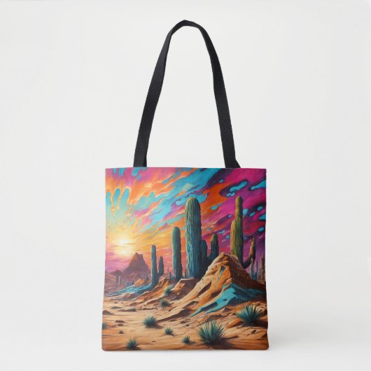 Desert Dawn Tote Bag (Voorkant)