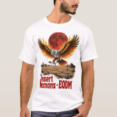 Desert Demons – EODM Skeletal Eagle T-shirt (Voorkant)