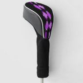 Desert Diamonds in het Paarse Golfheadcover (Schuin)
