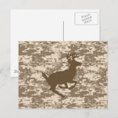Desert Digital Camouflage Deer Camo Pattern Briefkaart (Voorkant / Achterkant)