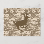 Desert Digital Camouflage Deer Camo Pattern Briefkaart (Voorkant)