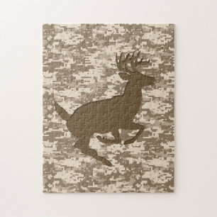 Desert Digital Camouflage Deer Camo Pattern Legpuzzel