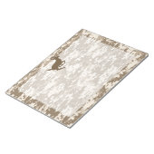 Desert Digital Camouflage Deer Camo Pattern Notitieblok (Schuin)