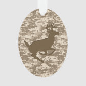 Desert Digital Camouflage Deer Camo Pattern Ornament (voorkant)