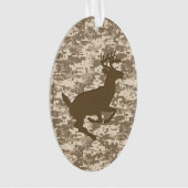 Desert Digital Camouflage Deer Camo Pattern Ornament (voorkant)