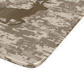Desert Digital Camouflage Deer Camo Pattern Snijplank (Hoek)