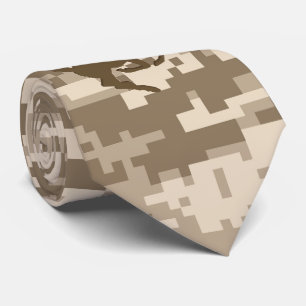 Desert Digital Camouflage Deer Camo Pattern Stropdas