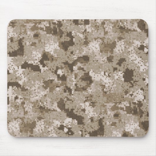 Desert Digital Camouflage Mousepad Muismat (Voorkant)