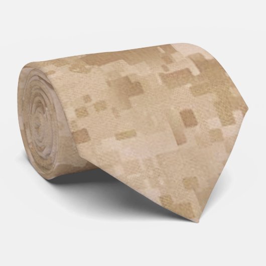 Desert Digital Camouflage Stropdas (Opgerold)