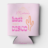 Desert Disco Bachelorette Party Pink & Oranje Blikjeskoeler (Voorkant)